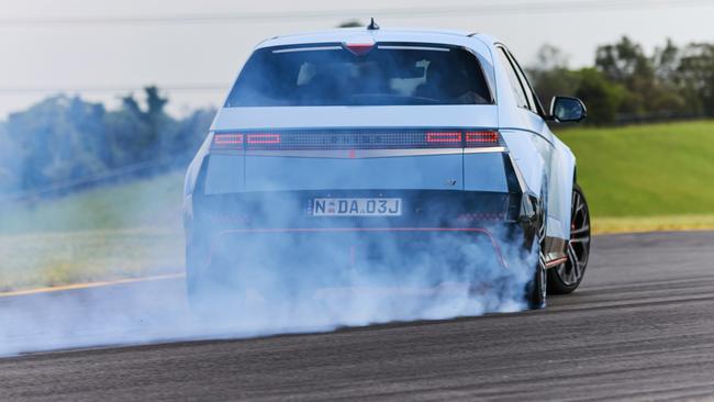 2024 Hyundai Ioniq 5 N at Sydney Motorsport Park.