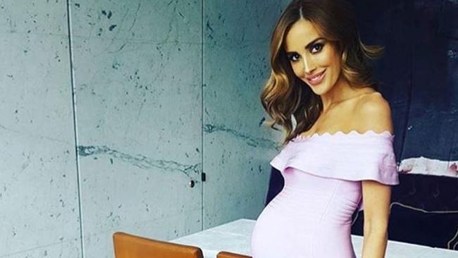 Rebecca Judd’s third pregnancy is a class above. Picture: Instagram
