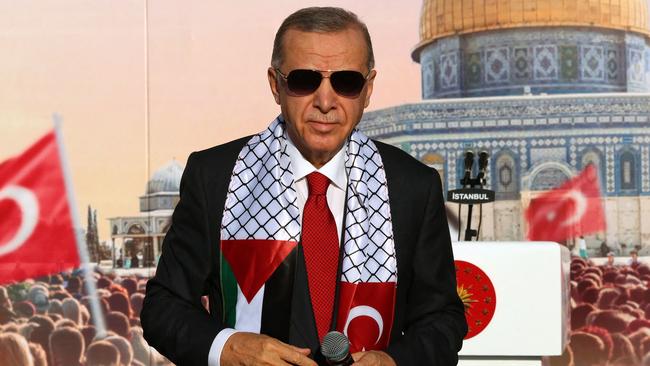 Wildcard Turkey could be key to the scale of Israel-Hamas war Picture: AFP
