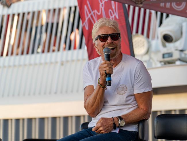 Richard Branson is an investor in the company behind the flights. Picture: NewsWire Handout