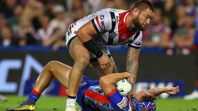 Jared Waera-Hargreaves didn’t miss Kalyn Ponga last time the two teams clashed. Picture: Getty Images