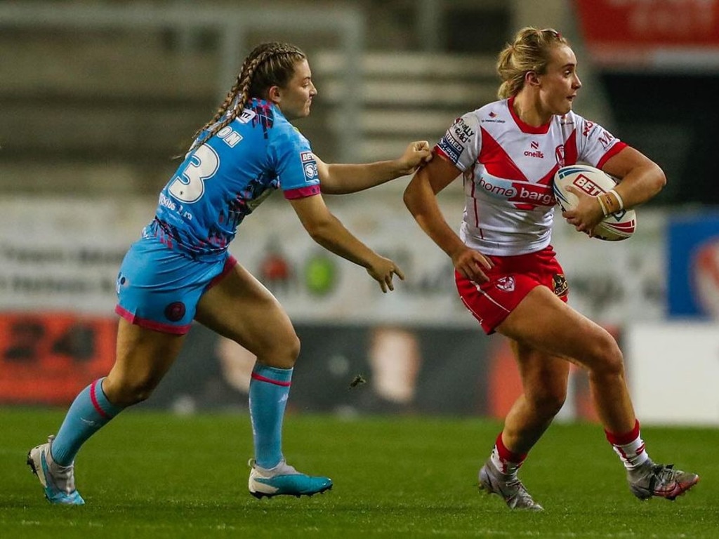 Travis in action for St Helens. Picture: Instagram