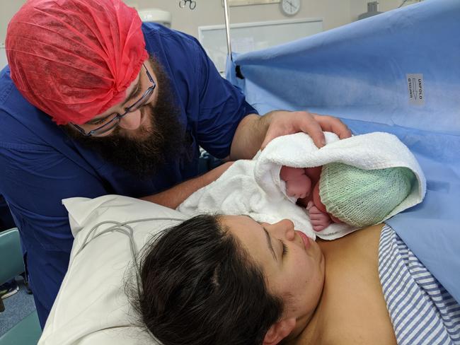 Both Melissa Watson's children were born at Hobart Private. Deliver for Tassie Mums campaign. Picture: Melissa Watson