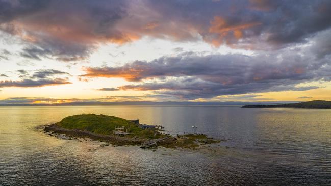 Former Victorian state politician Clem Newton-Brown has listed his Tasmanian island and award-winning accommodation business, Picnic Island, for sale. With Knight Frank and Sotheby's., Pictures: Supplied