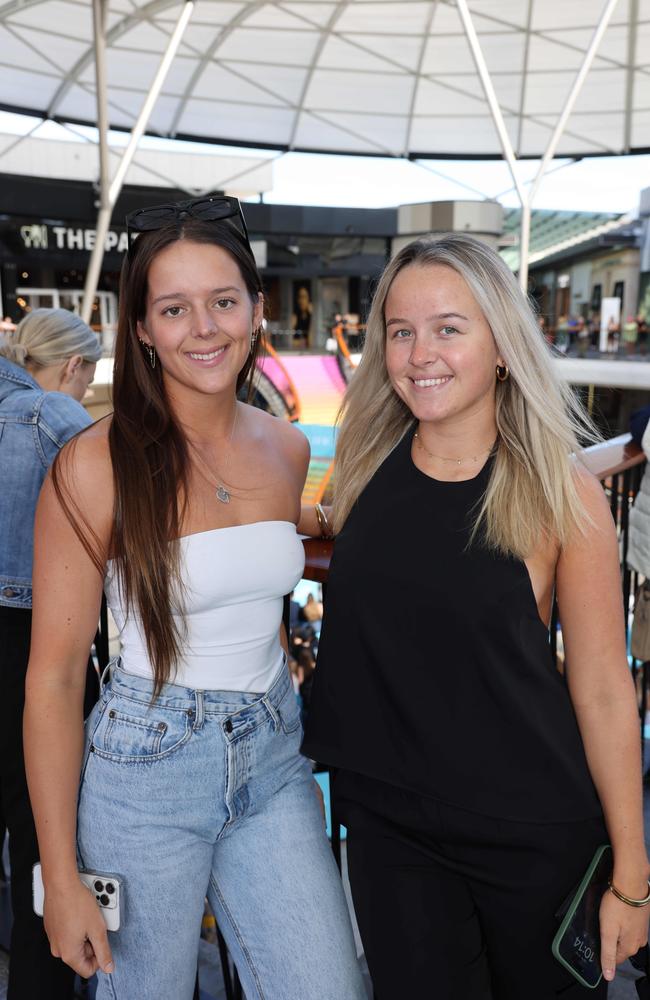 Jacqueline Goodman and Pyper Healey at Pacific Fair Beauty Weekend with Anna Paul. Picture, Portia Large.