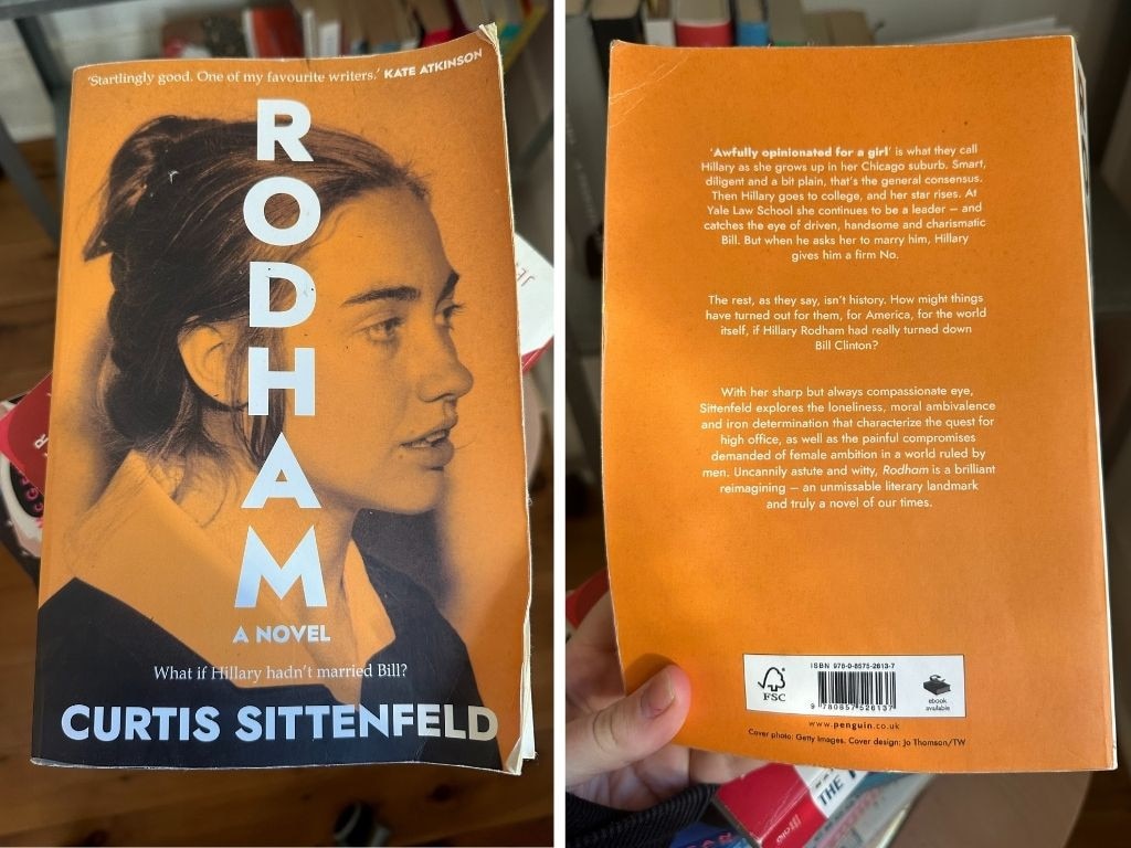 We recommend the book Rodham by Curtis Sittenfeld.