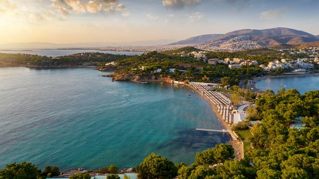 Astir Beach in Vouliagmeni, close to Athens.