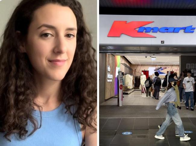 Elli Tamar was buying shorts for her daughter at Kmart. Picture: @elli.tamar/TikTok