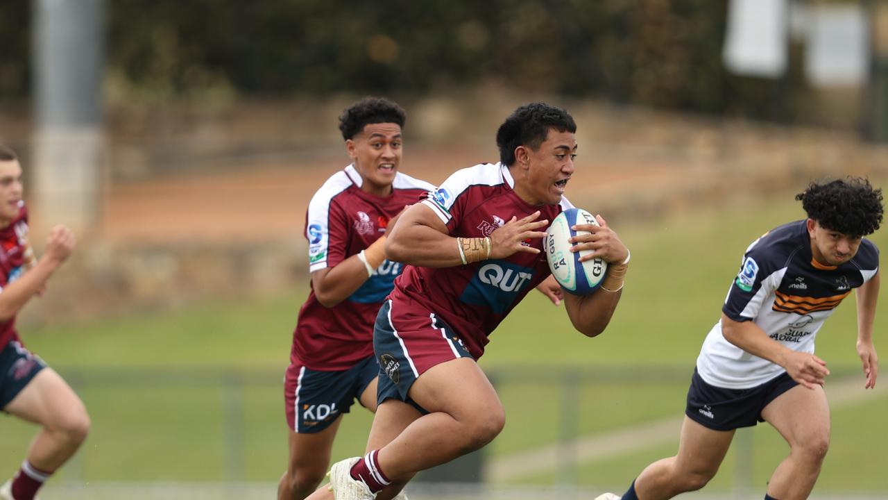 Agapetos Lote-Felo. ACT Brumbies vs QLD U16s, Saturday, 5 October 2024, Photo Credit: Greg Collis / CBR Sports Photography.