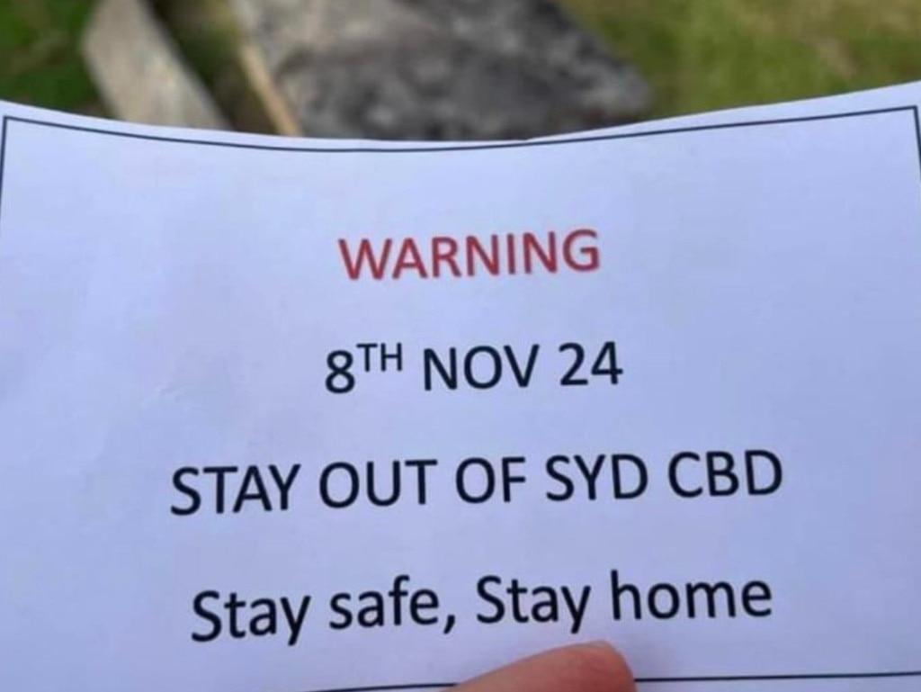 Families across Sydney woke up to a concerning letter dropped in their mailboxes. Picture: Supplied