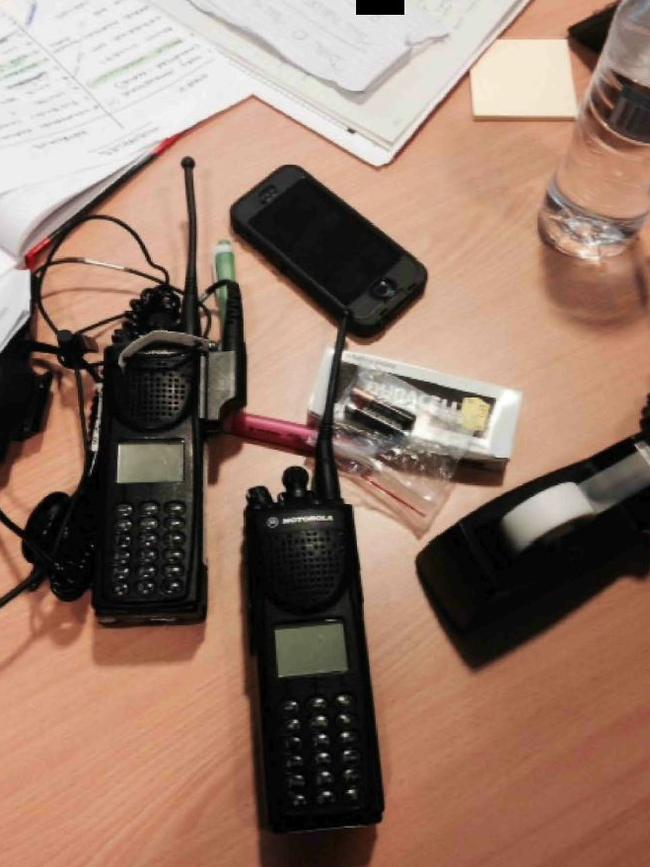 The NSW Police negotiator cell inside the NSW Leagues Club.