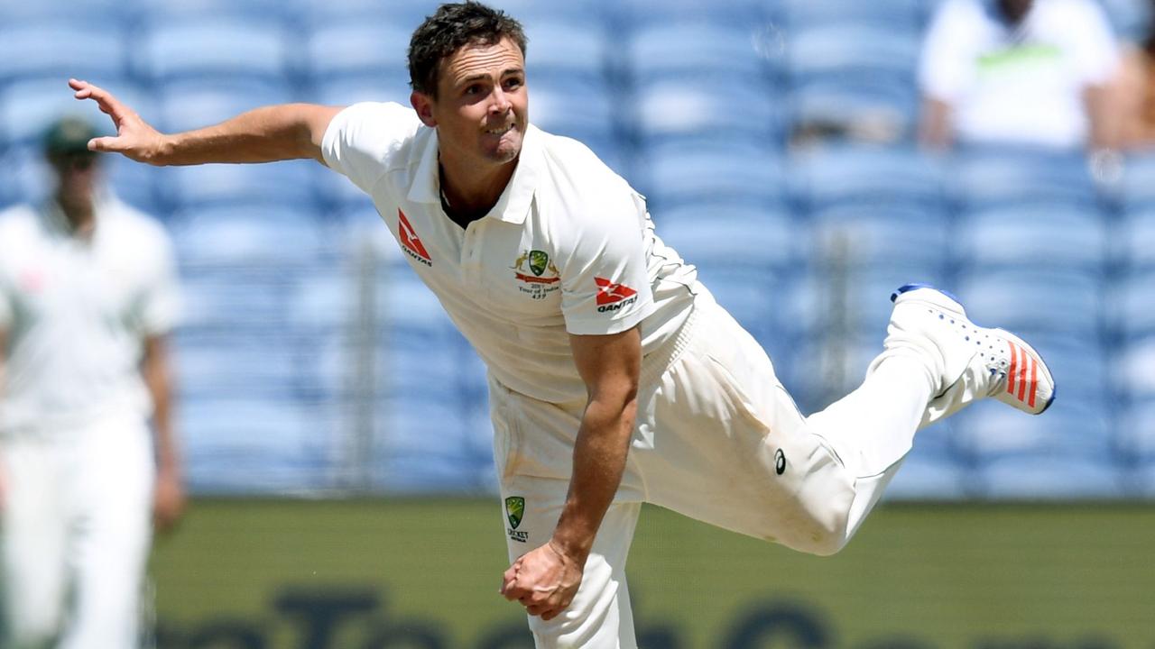 Steve O’Keefe worries for the future of spin bowling. GETTY / AFP PHOTO / INDRANIL MUKHERJEE /