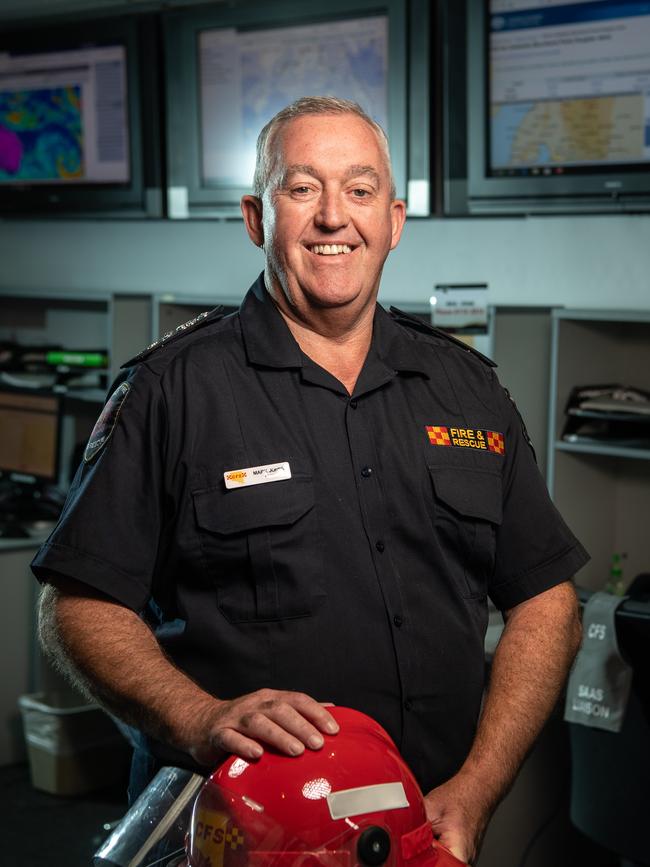 CFS Chief Officer Mark Jones at the CFS headquarters in Waymouth Street. Picture: Brad Fleet