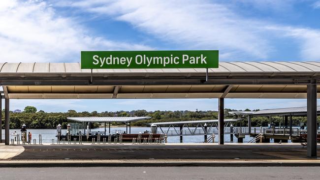 Sydney Olympic Park Wharf opened for the 2000 Games. Picture: Monique Harmer