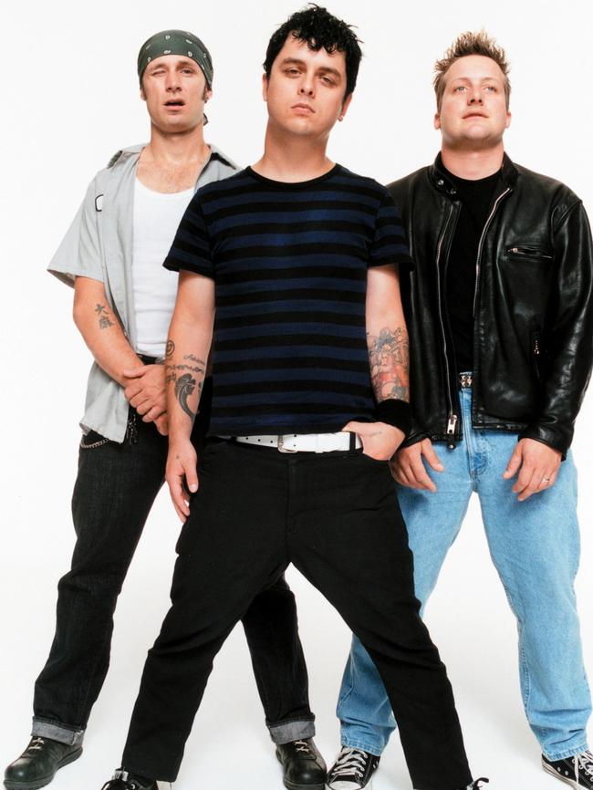 2001 : 2001 image of band Green Day. Day/band