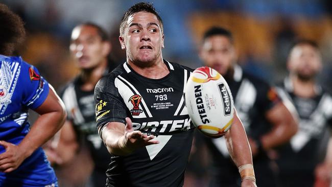 Kodi Nikorima will start at five-eighth for New Zealand’s clash with Tonga.