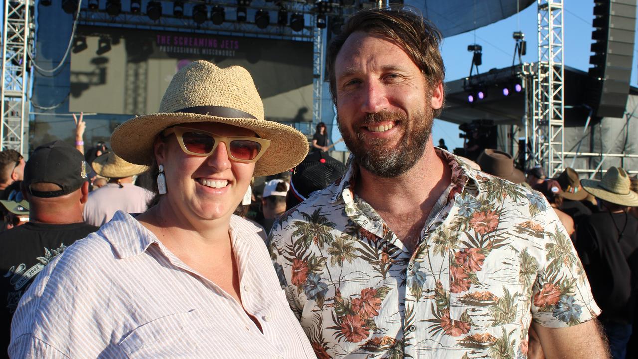 Claire and Nathan enjoyed the Lighthouse Rock 2023 festival in Bundaberg on Saturday, October 14.