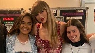 The family of Ana Clara Benevides, the 23-year-old fan who tragically passed away at Taylor Swift’s concert in Rio de Janeiro on Novemebr 17 with the pop star at her Sao Paulo concert on November 26. Photo: Twitter.