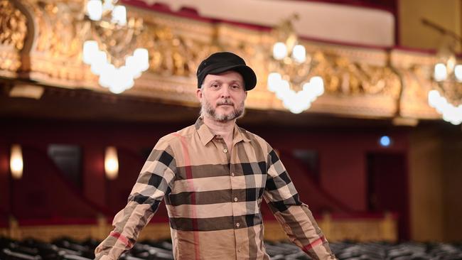 BARCELONA, SPAIN - FEBRUARY 27: Dancer and choreographer, Sidi Larbi Cherkaoui poses for a portrait at Gran Teatre Del Liceu on February 27, 2024 in Barcelona, Spain.  (Photo by Mario Wurzburger/Getty Images)