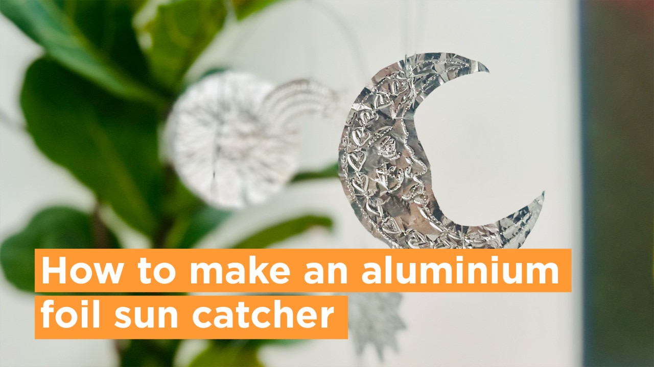 How to craft a stunning sun catcher with aluminium foil