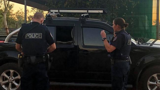 Thieves broke into a number of cars at the Tennant Creek Caravan Park. Picture: Supplied