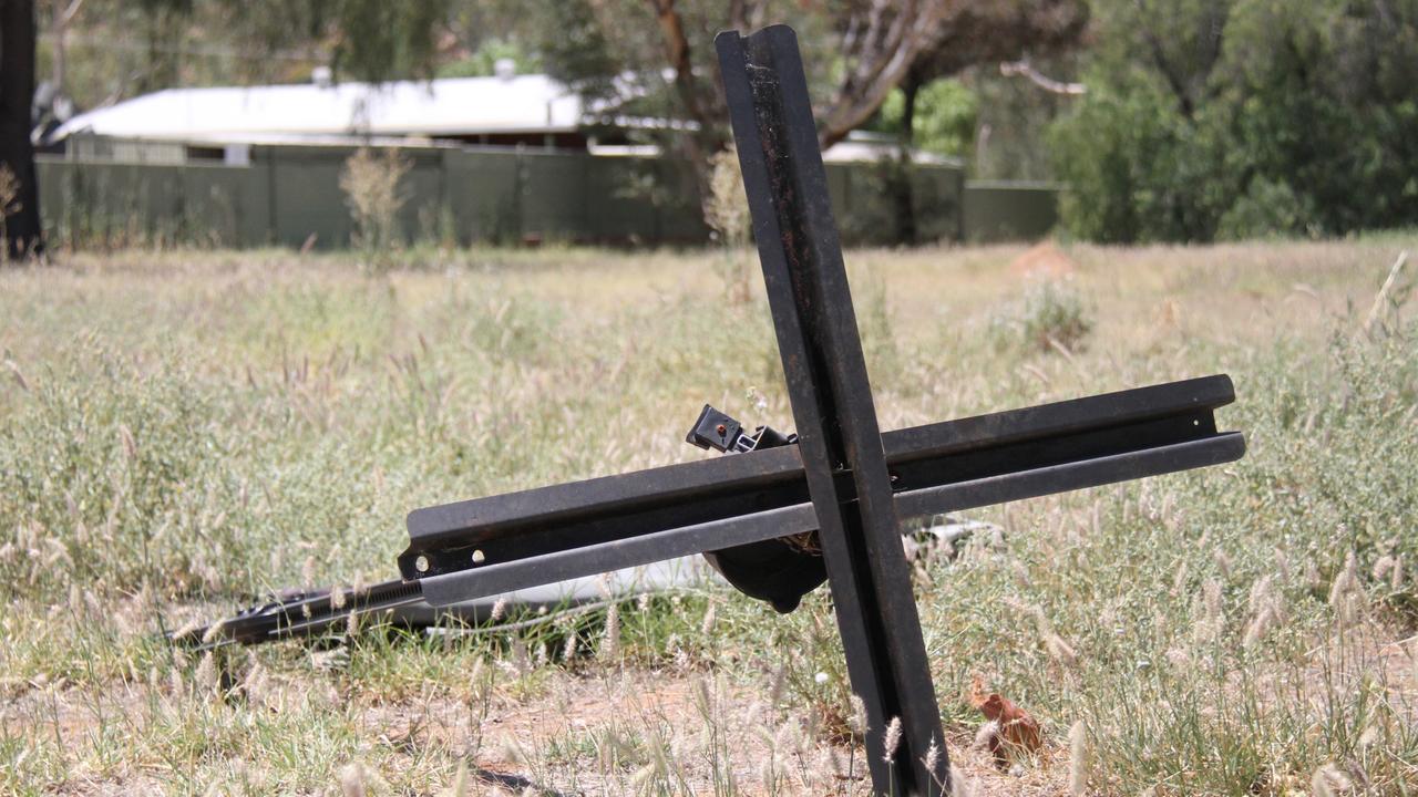 Rubbish dumped at Madigan Park, Braitling, Alice Springs. Picture: Gera Kazakov