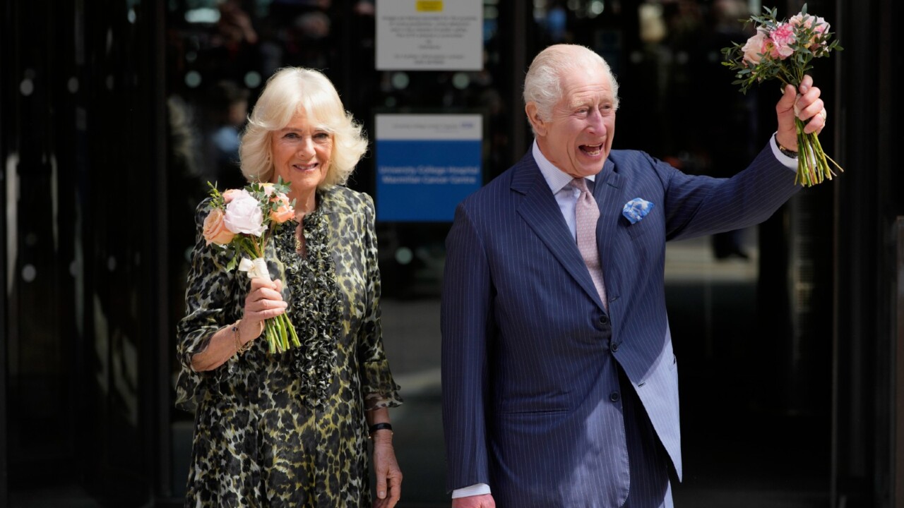 King Charles and Queen Camilla visit dramatic arts school in London