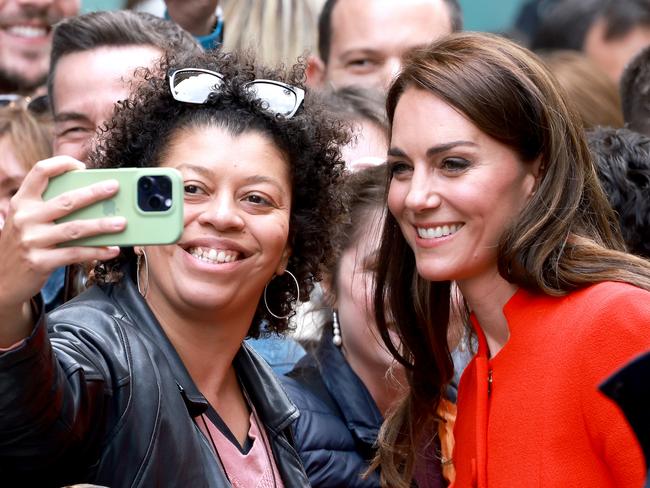 The Princess of Wales during a visit to the Dog &amp; Duck Pub in Soho, London on May 4, 2023. Picture: Chris Jackson/Getty Images