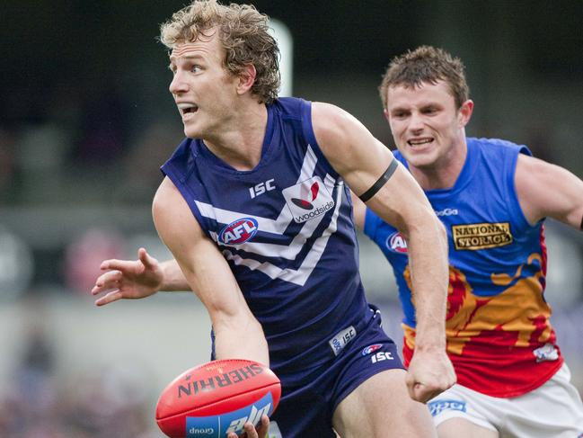 Fremantle games record holder David Mundy. Picture: Tony McDonough