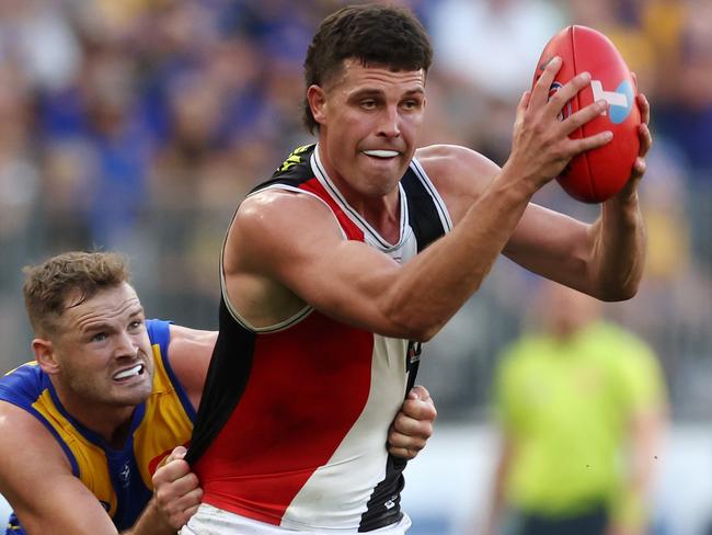 Rowan Marshall of the Saints. (Photo by Will Russell/AFL Photos via Getty Images)