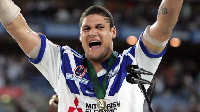 03/10/2004. Willie Mason. NRL Grand Final at Telstra Stadium. Sydney Roosters v Canterbury Bulldogs.