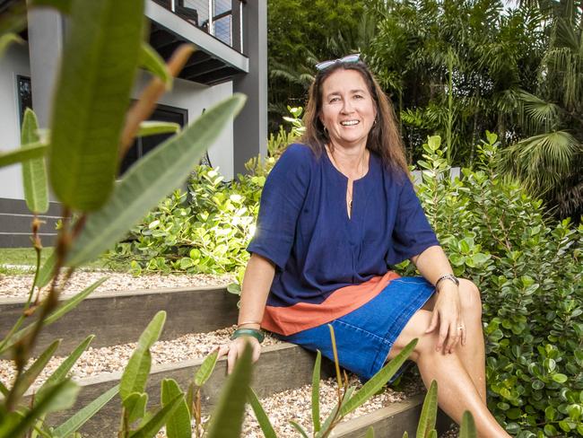 NETWORK : Gold Coast - Spread on the Ãnew native gardenÃ - a more sculptural and considered approach to native planting rather than ÃmessyÃ shrubby gardens people remember from the 70s/80. Lisa Mercer in her garden.Picture: NIGEL HALLETT