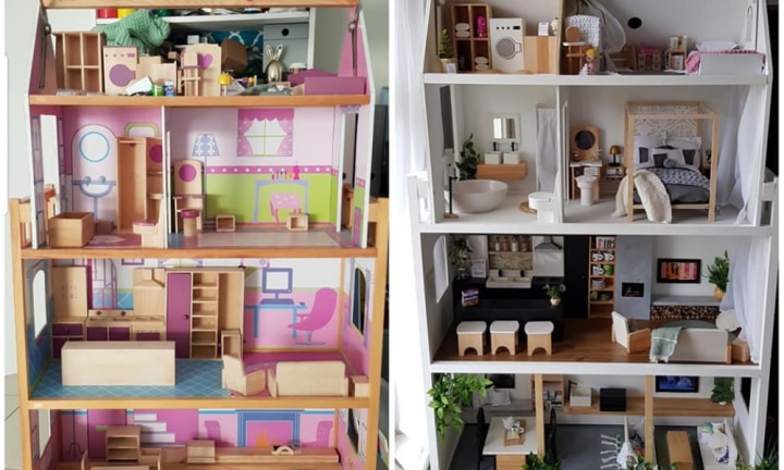 wooden dolls house kmart