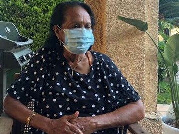 Darwin grandmother Chatarina Helwend, 78, has been stranded in Spain since March. Picture: Supplied