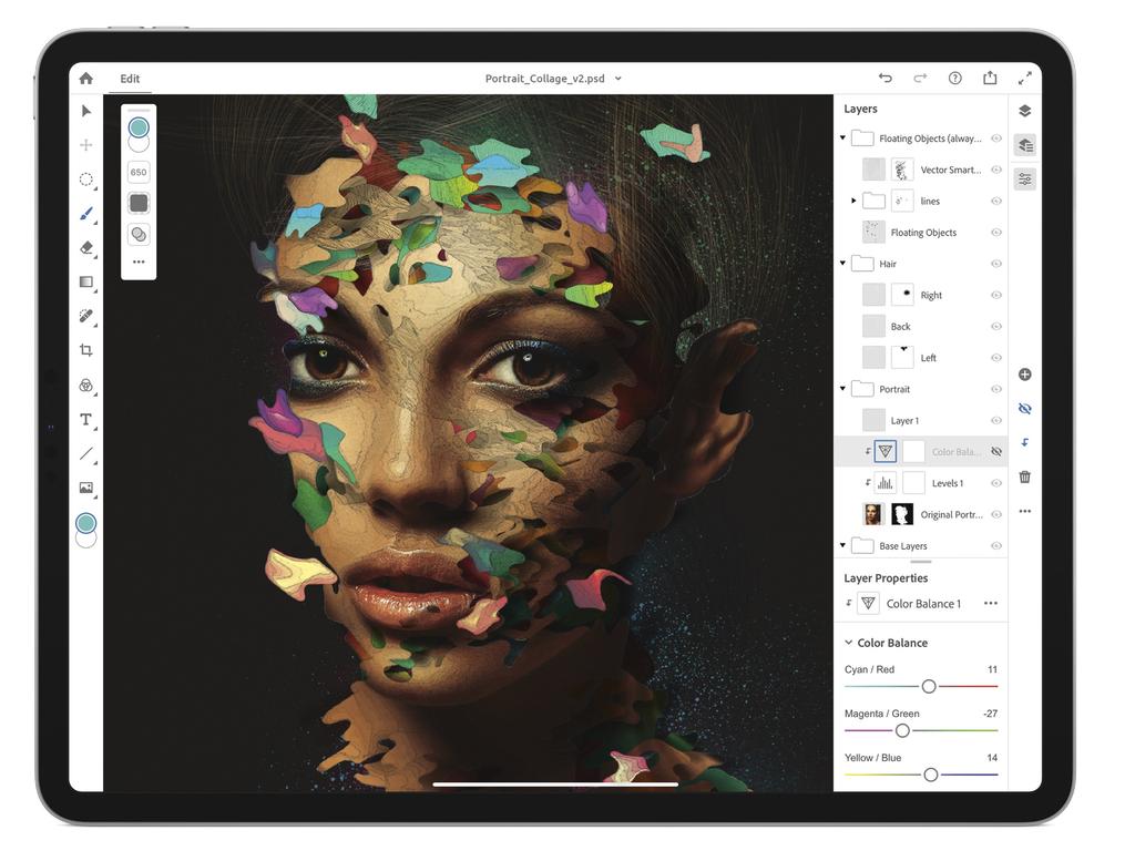 Adobe’s full Photoshop platform for the iPad is due out next year. 