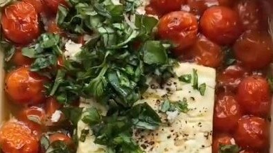 TikTok’s baked feta pasta challenge is delicious! Picture: supplied