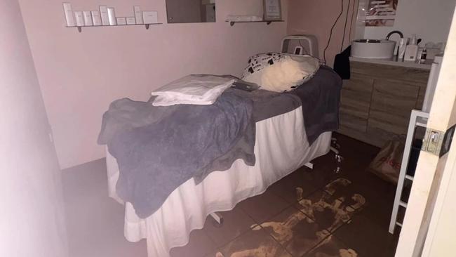 Maddies Hair Bar hair and beauty salon on Lannercost Street in the Ingham CBD during the Hinchinbrook flood disaster. Picture: Supplied