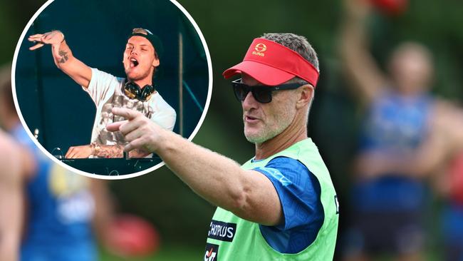 Gold Coast Suns head coach Damien Hardwick turns to Avicii as Suns aim to silence doubters