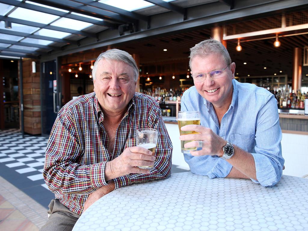 Arthur Laundy (pictured with son Craig Laundy) has paid $42 million for The Oxford Hotel. Picture: Tim Hunter.