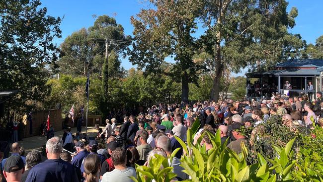 Upwey-Belgrave RSL Anzac Day service