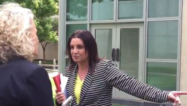 Senator Jacqui Lambie tells NFF President to go and do her job. Picture: Supplied