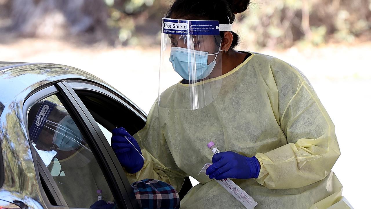 Anyone who has been to Covid-19 exposure sites in NSW should get tested and self-quarantine until they receive a negative test result. Picture: Paul Kane / Getty Images