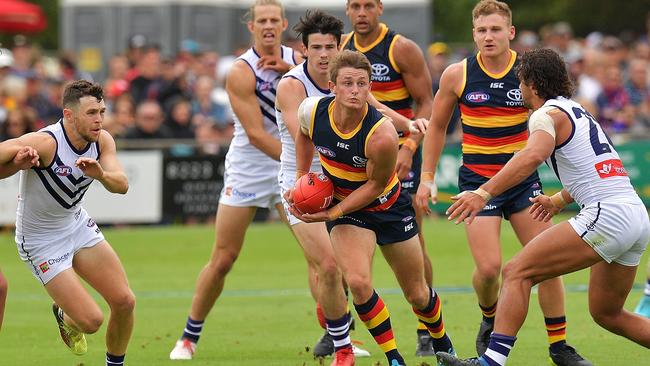 Matt Crouch dominated with 36 disposals. Picture: Getty Images