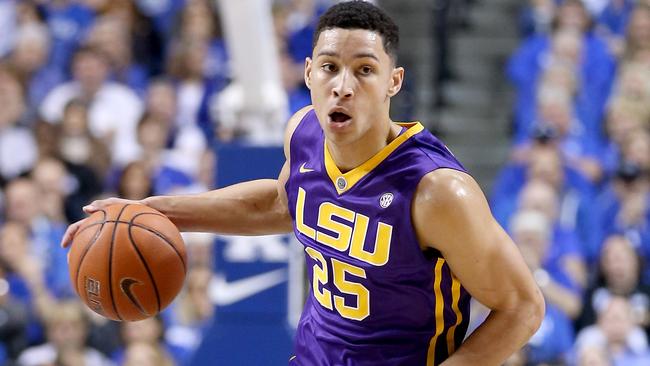 LEXINGTON, KY - MARCH 05: Ben Simmons #25 of the LSU Tigers dribbles the ball in the game against the Kentucky Wildcats at Rupp Arena on March 5, 2016 in Lexington, Kentucky. (Photo by Andy Lyons/Getty Images)