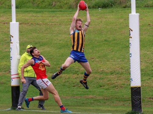 Myles Gollant in action for St Bernard's. Picture: Aaron Cook