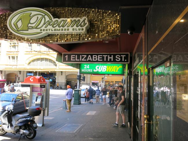 Dreams Gentlemen's Club in Melbourne's CBD where Stacey Tierney died.