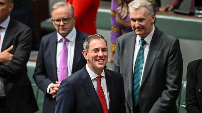 Treasurer Jim Chalmers smiles before delivering his budget speech at Parliament House on May 14, 2024 in Canberra, Australia. PICTURE: Tracey Nearmy/Getty Images