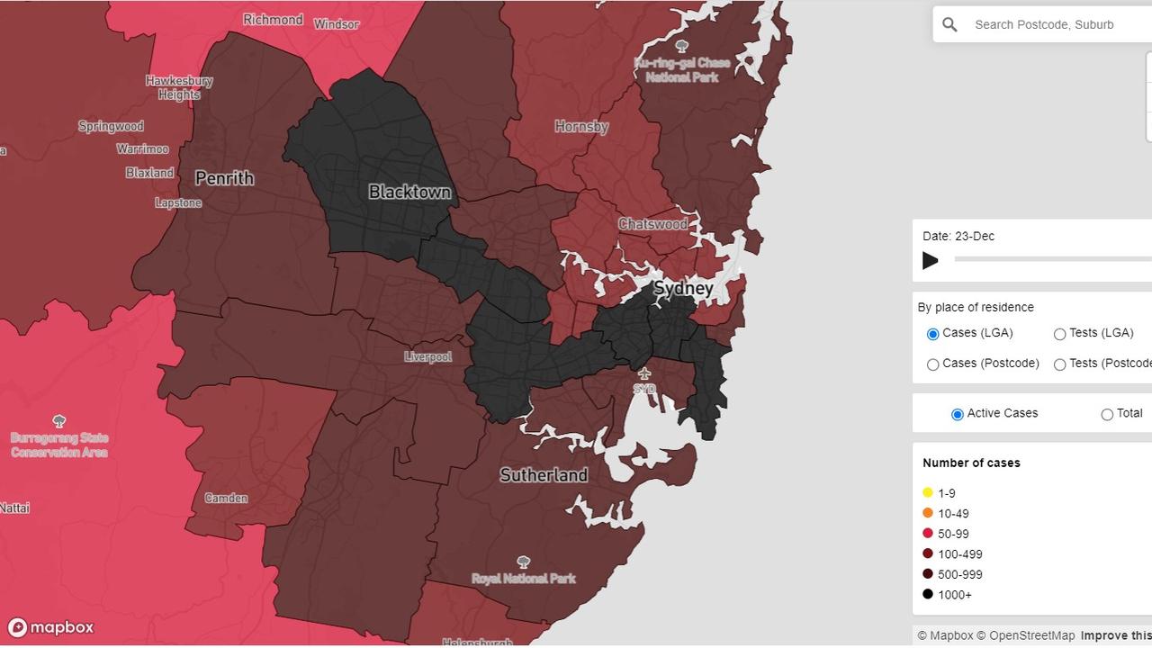 NSW Covid cases: Suburbs where cases are spreading most | The Courier Mail