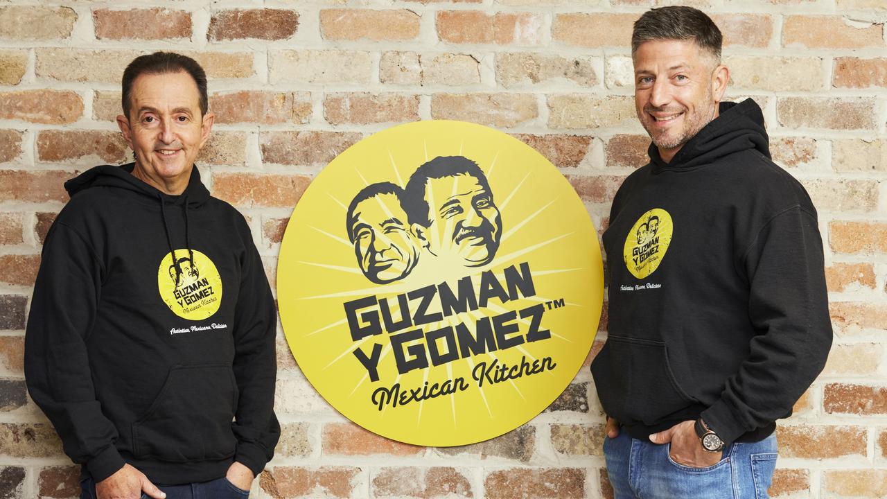 Hilton Brett, left and Steven Marks are co-CEOs of Guzman y Gomez.