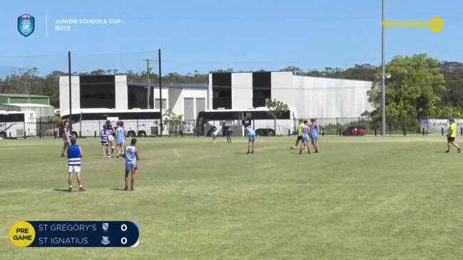 Replay: AFL NSW/ACT Junior Schools Cup finals - St Gregory's College v St Ignatius Riverview (Boys 3rd place)